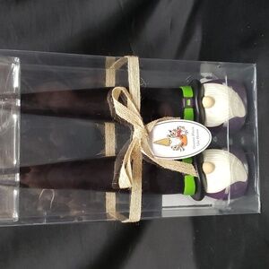 Universal Candle 10-inch Gnomes in Wizard Hats Taper Candles